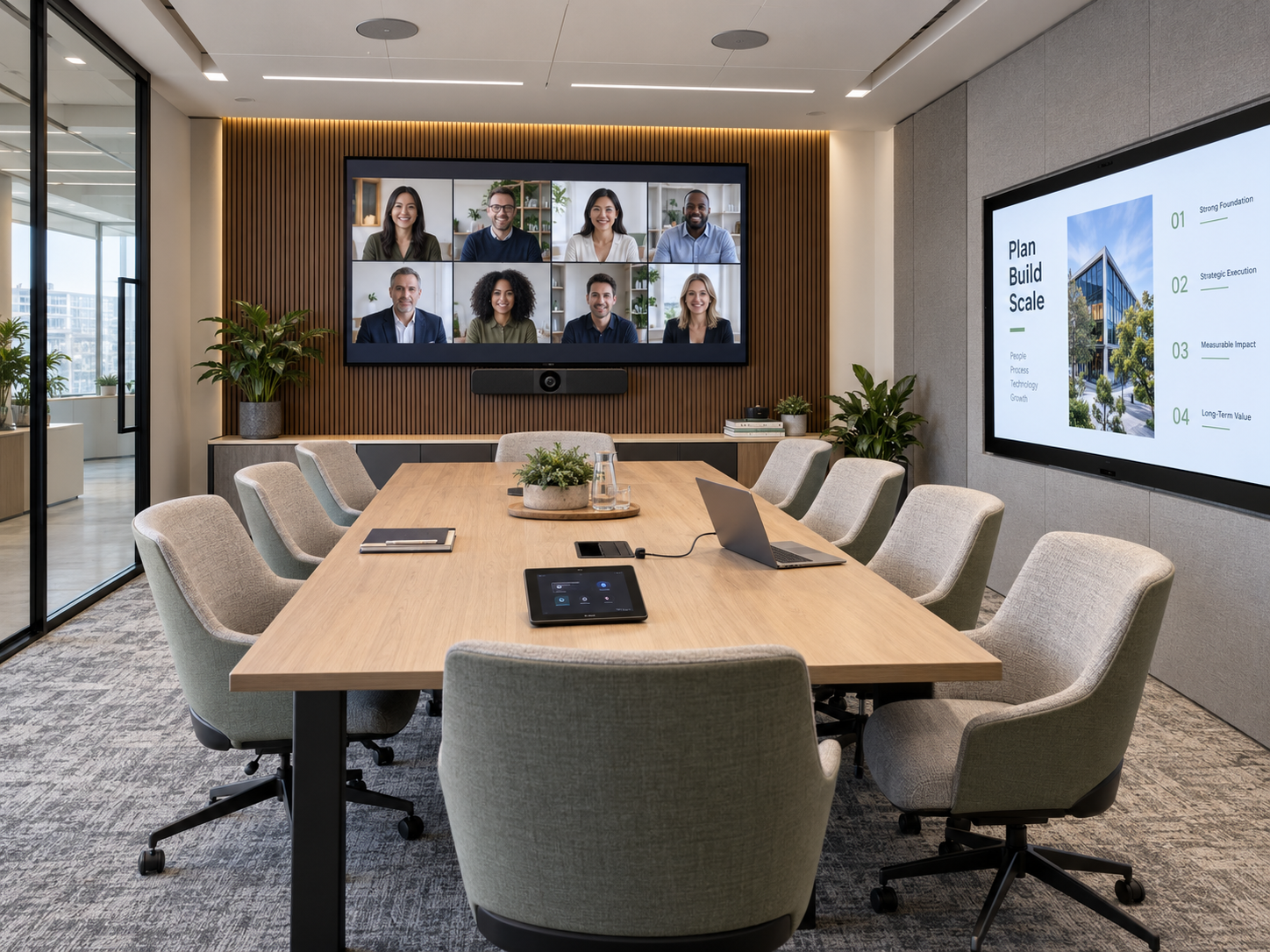 Hybrid Meeting Room