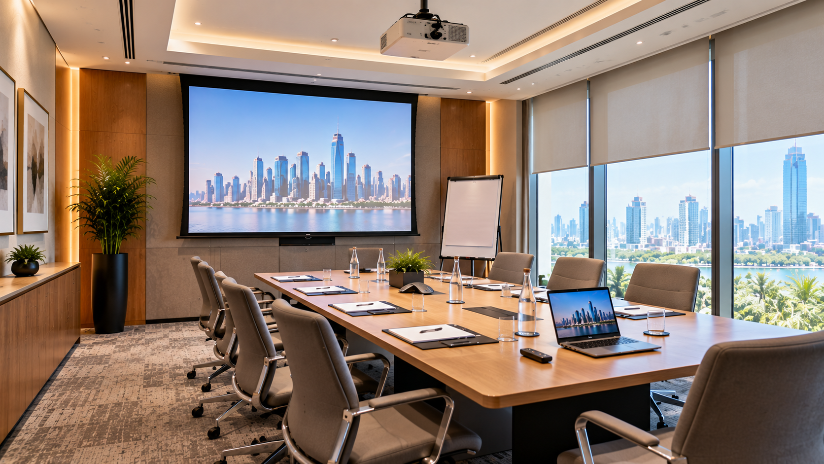 Meeting Room With Projector
